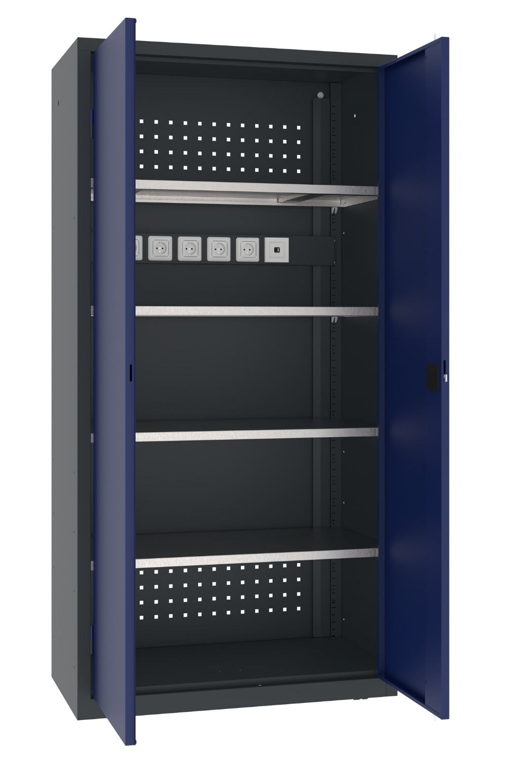Werkstattschrank Ladefunktion groß schmal
